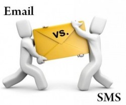 sms email